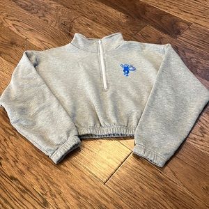Roller Rabbit cropped half zip